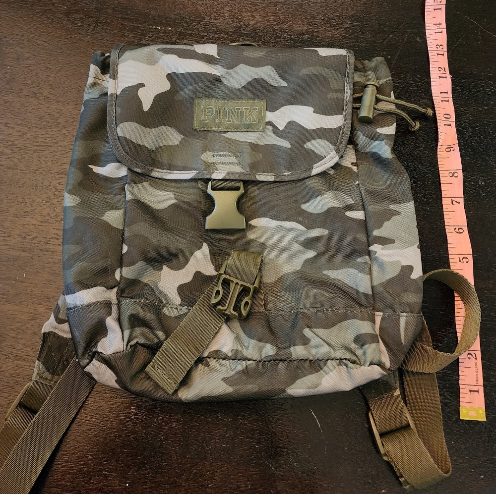 PINK Camouflage Backpack
